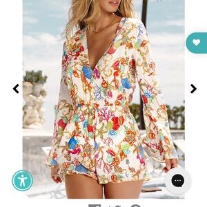 Luli fama romper size Large